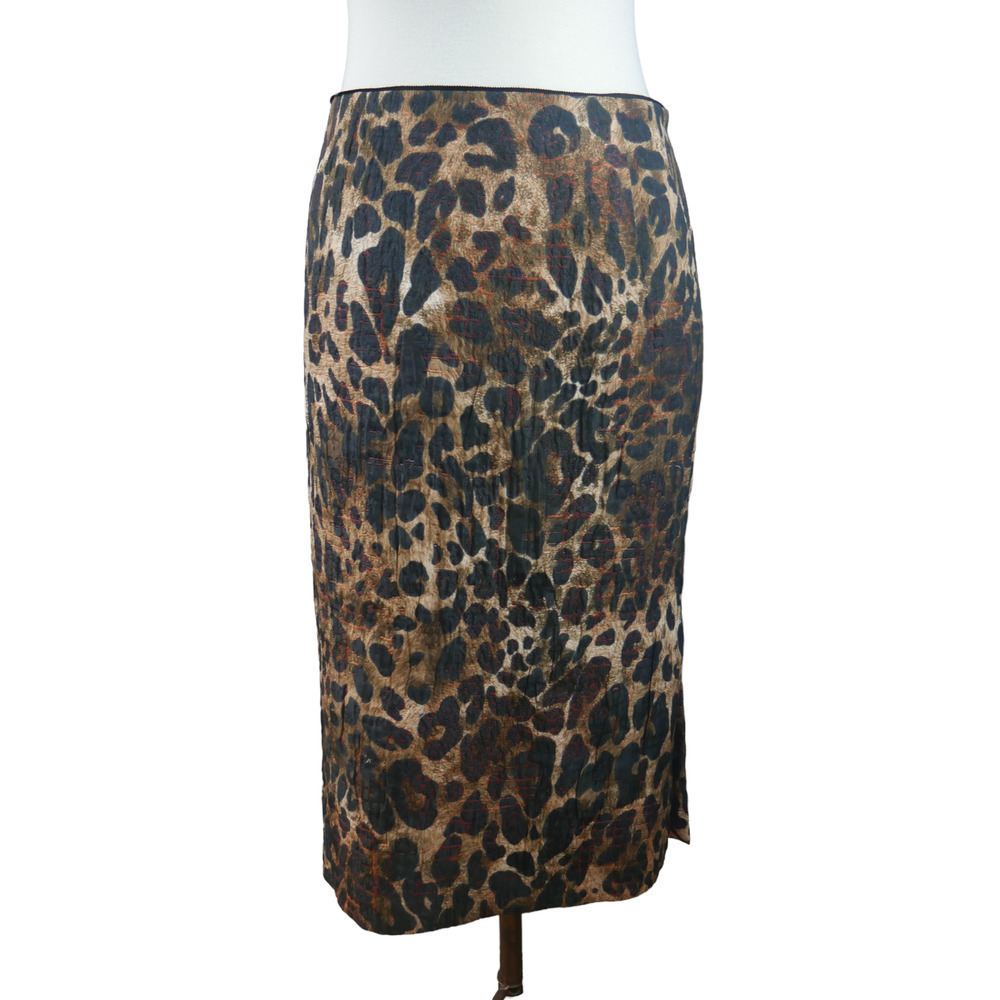 LAFAYETTE 148 Leopard Pencil Skirt and Shell Set Size 6 - Picture 6 of 11